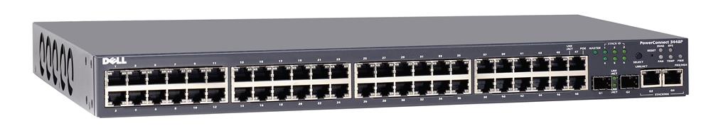 3448P1 Dell PowerConnect 3448P 48-Ports 10/100 Base-T Poe Managed Switch (Refurbished)