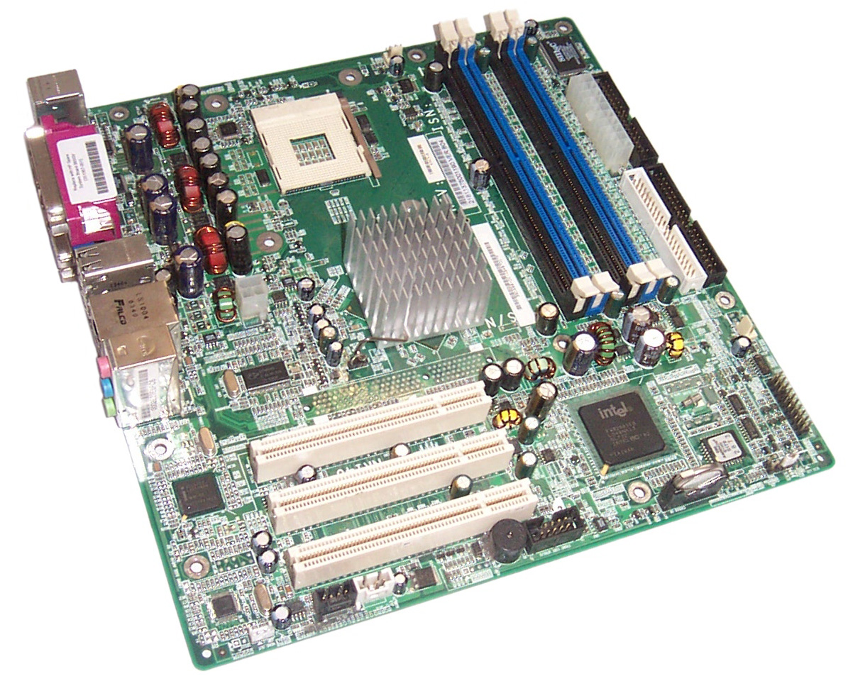 351067-001 HP System Board (Motherboard) Socket 478 With Intel Pentium 4 Processors Support for DX2000 D240 D248 (Refurbished)