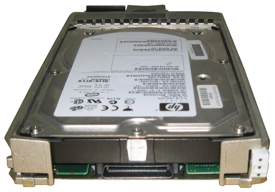 359461-001 HP 72GB 10000RPM Fibre Channel 2Gbps Dual Port Hot Swap 3.5-inch Internal Hard Drive