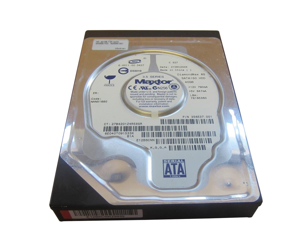 365555-001 HP 40GB 7200RPM SATA 1.5Gbps 3.5-inch Internal Hard Drive