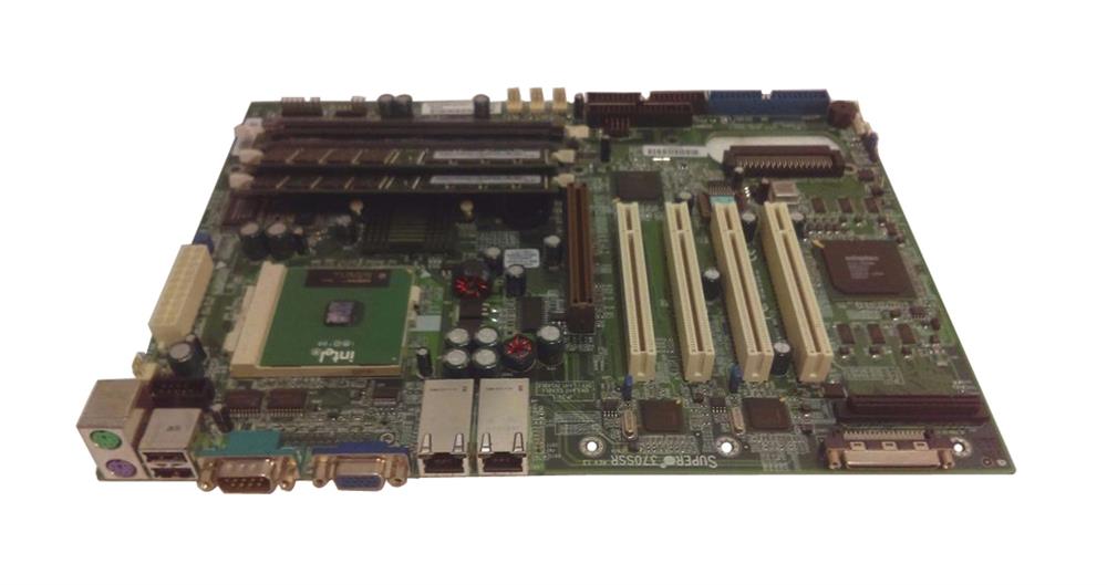370SSR SuperMicro Socket PGA 370 Intel 815E Chipset Intel Pentium III Processors Support SDRAM 3x DIMM ATX Motherboard (Refurbished)