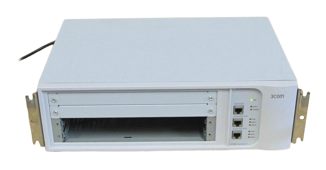 3C10605A 3Com V3000 Gateway Chassis 2 x 10/100Base-TX Network Uplink 4 Expansion Slot (Refurbished)