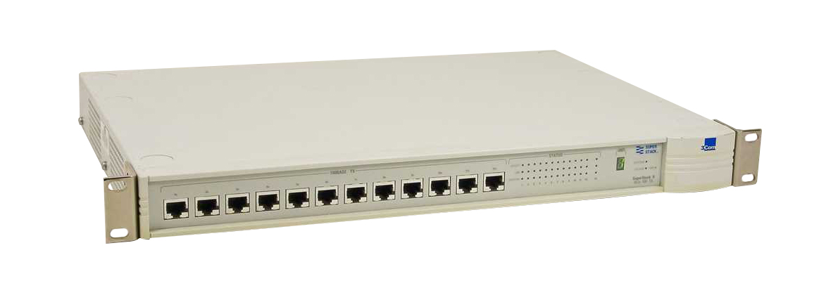 3C250TX12 3Com 12-Port 100Base-TX SuperStack II Ethernet Hub (Refurbished)