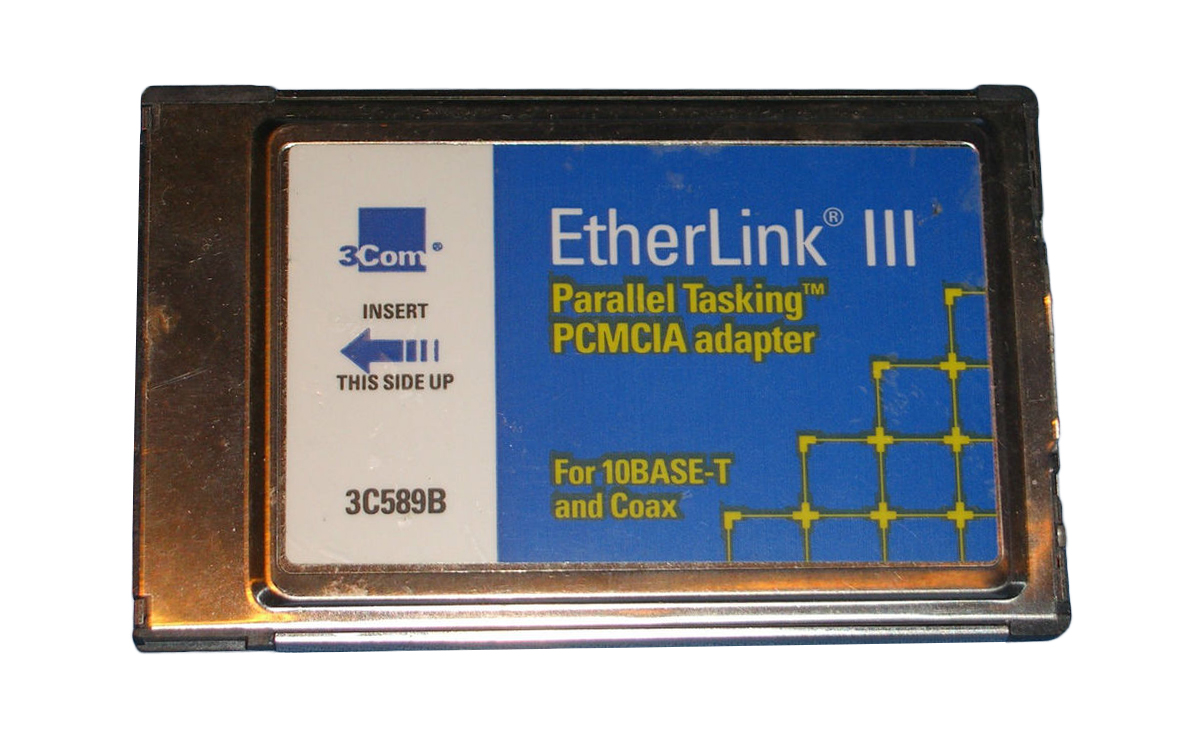 3C589B-TP 3Com EtherLink III 10Base-T PCMCIA LAN Network Adapter