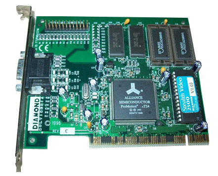40000529-001 Diamond Stealth 2500 PCI Video Graphics Card