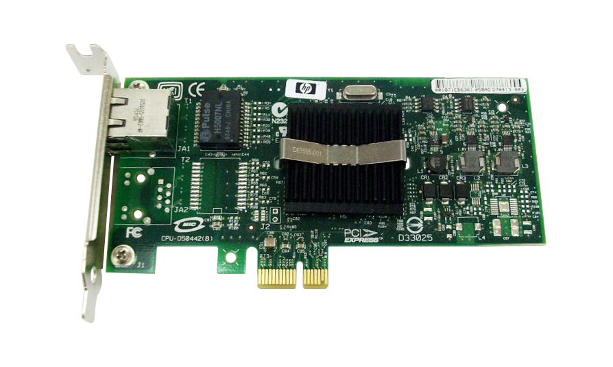 434905-B21 HP Single-Port RJ-45 1Gbps 1000Base-T Gigabit Ethernet PCI Express x1 Server Network Adapter