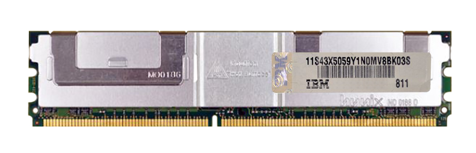 43X5059 IBM 1GB PC2-5300 DDR2-667MHz ECC Fully Buffered CL5 240-Pin DIMM Single Rank Memory Module