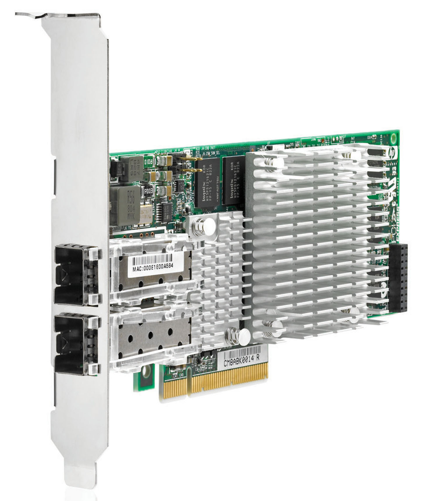 468332-B21 HP Dual-Ports SFP+ 10Gbps 10 Gigabit Ethernet PCI Express 2.0 x8 Server Network Adapter
