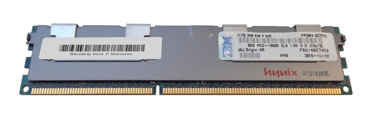 46C7453 IBM 8GB PC3-10600 DDR3-1333MHz ECC Registered CL9 240-Pin DIMM Dual Rank Memory Module