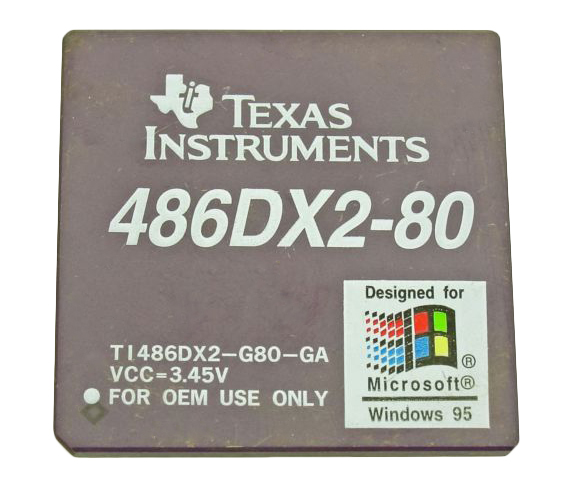 486DX2-G80-GA Texas Instruments 3.45v 80MHz 486 Processor