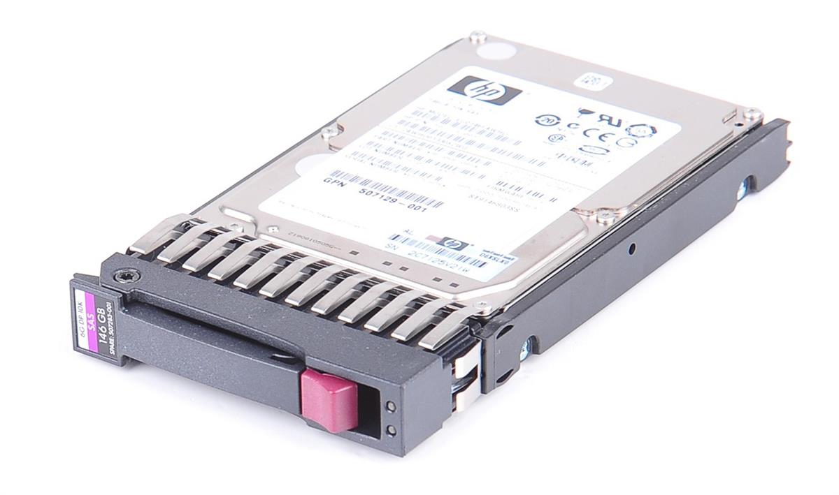 507283-001N HP 146GB 10000RPM SAS 6Gbps Dual Port Hot Swap 2.5-inch Internal Hard Drive