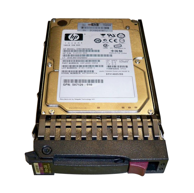 512544-004-1 HP 146GB 15000RPM SAS 6Gbps Dual Port Hot Swap 2.5-inch Internal Hard Drive