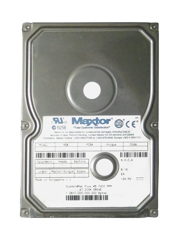 52049H3 Maxtor DiamondMax Plus 45 20.4GB 7200RPM ATA-100 2MB Cache 3.5-inch Internal Hard Drive
