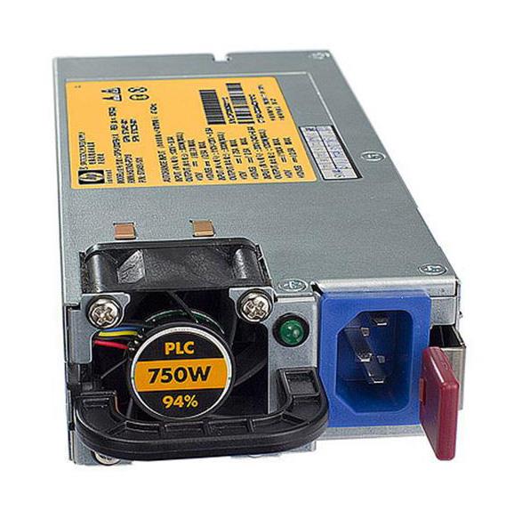 593831-B21 HP 750-Watts Common Slot Platinum Redundant Hot Swap Platinum AC Power Supply for ProLiant DL360 DL380 and SL170z G6 Server