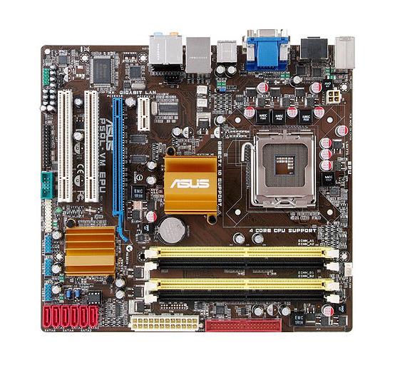 61-MIB8Q2-A07 ASUS P5QL-VM EPU Socket LGA 775 Intel G43 + ICH10 Chipset Core 2 Quad/ Core 2 Extreme/ Core 2 Duo/ Pentium Dual-Core Processors Support DDR2 4x DIMM 6x SATA 3.0Gb/s uATX Motherboard (Refurbished)