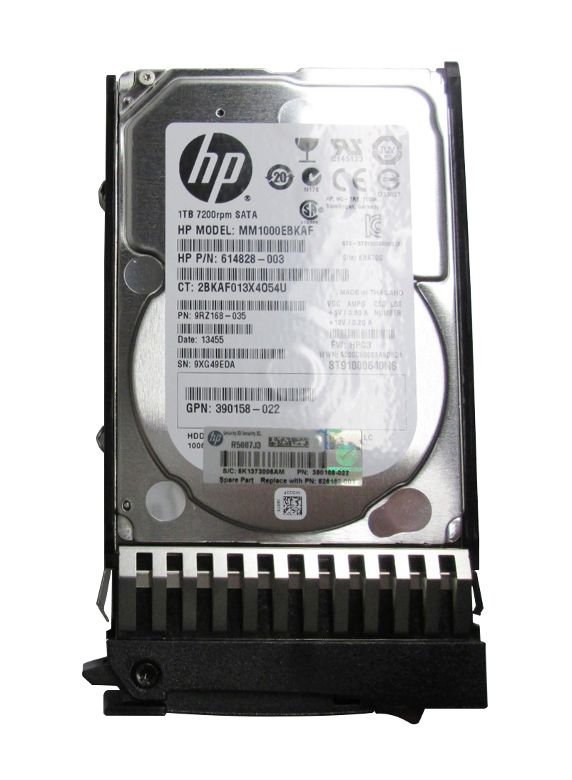 626162-001 HP 1TB 7200RPM SATA 3Gbps MidLine 2.5-inch Internal Hard Drive