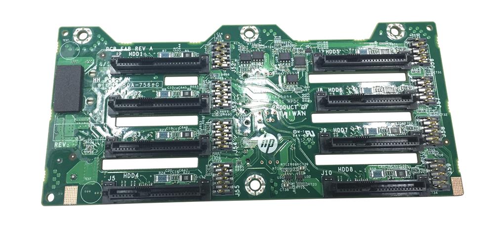 643705-001 HP 2.5-Inch 8 Bay SFF Hard Drive Backplane Board for ProLiant DL380p Gen8 Server