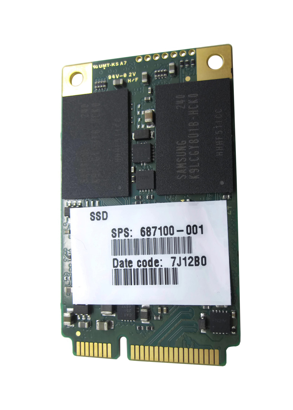 687100-001 HP 32GB MLC SATA 6Gbps mSATA Internal Solid State Drive (SSD) for Envy Ultrabook 4-1000 and 6-1000