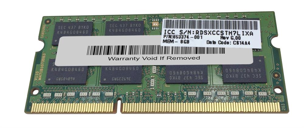 A-Tech 8GB DDR3 RAM For HP 634091-001 - 1600MHz PC3-12800 SODIMM 204-Pin Memory Module