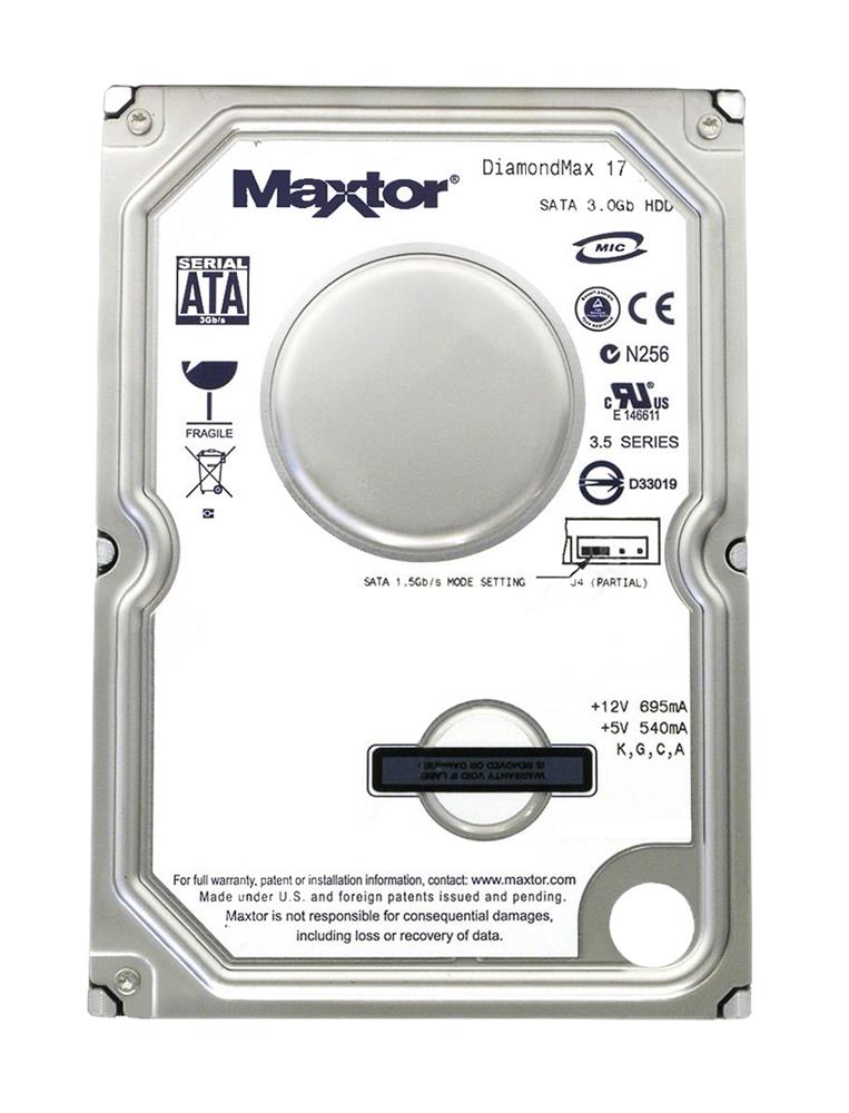6G320E0 Maxtor DiamondMax 17 320GB 7200RPM SATA 3Gbps 8MB Cache 3.5-inch Internal Hard Drive
