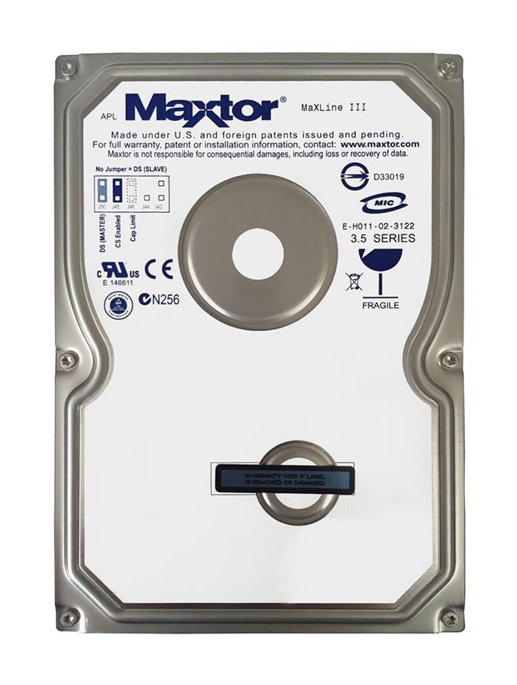 7L300R0 Maxtor MaXLine III 300GB 7200RPM ATA-133 16MB Cache 3.5-inch Internal Hard Drive
