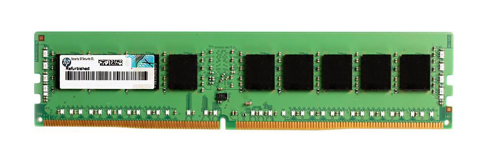 852545-001 HP 8GB PC4-19200 DDR4-2400MHz ECC Registered CL17 288-Pin DIMM 1.2V Single Rank Memory Module