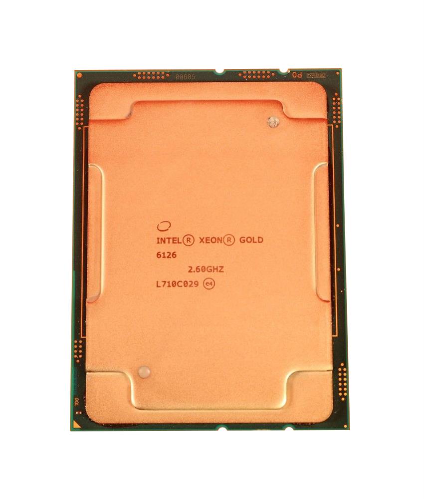 860683-B21 HPE 2.60GHz 10.40GT/s UPI 19.25MB L3 Cache Intel Xeon Gold 6126 12-Core Processor Upgrade for DL360 Gen10 Server