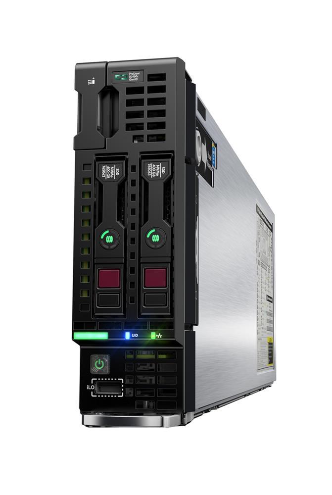 863446-B21 HPE ProLiant BL460c Gen10 Xeon Gold 5120 14-Core 2.20GHz (2-Processors) 64GB RAM Performance Server (Refurbished)