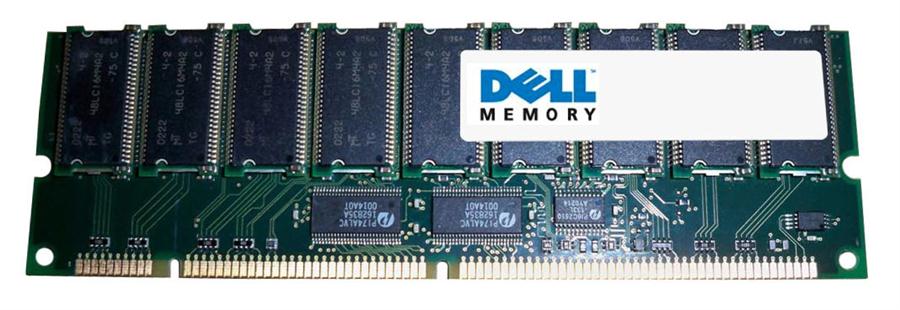 90000-40366-001 Dell 256MB PC133 133MHz non-ECC Unbuffered CL3 168-Pin DIMM Memory Module
