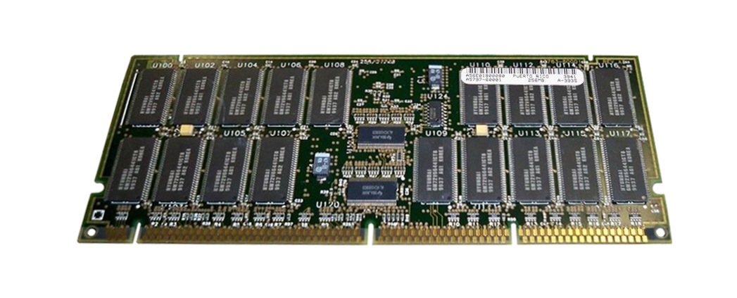 A5797-60001 HP 256MB PC133 133MHz ECC Registered High-Density CL2 278-Pin DIMM Memory Module for L-Class 9000 Server