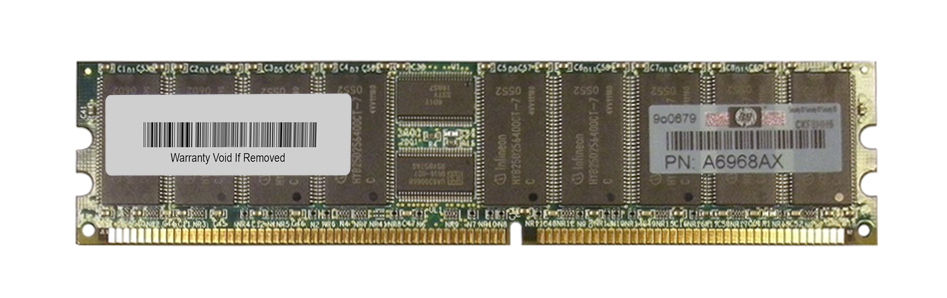A6968AX HP 512MB PC2100 DDR-266MHz Registered ECC CL2.5 184-Pin DIMM 2.5V Memory Module