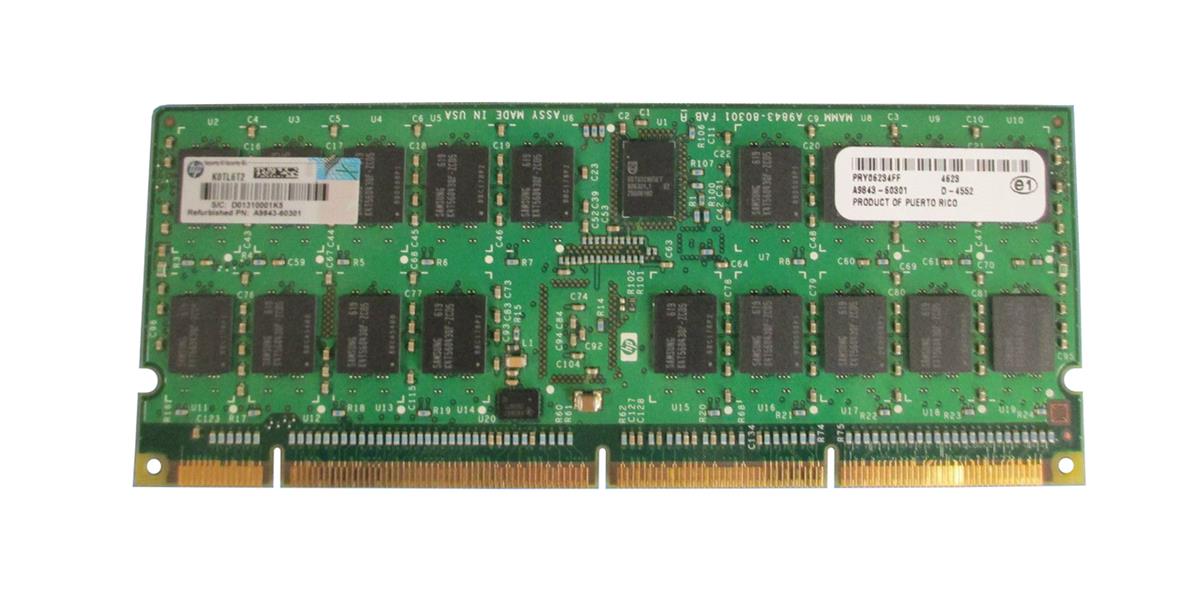 A9843AR HP 8GB Kit (8x1GB) 1GB PC2-4200 DDR2-533MHz ECC Registered Custom-Designed CL4 278-Pin DIMM Single Rank Memory
