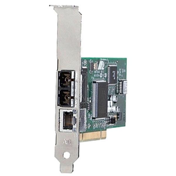 AT-2701FTX Allied Telesis Dual-Ports RJ-45 100Mbps 10Base-TX/100Base-T Fast Ethernet PCI 2.2 Network Adapter for HP Compatible