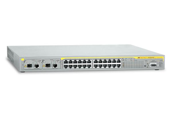 AT-8624POE-10 Allied Telesis 24-Ports x 10/100Base-TX PoE Layer 3 Switch (Refurbished)
