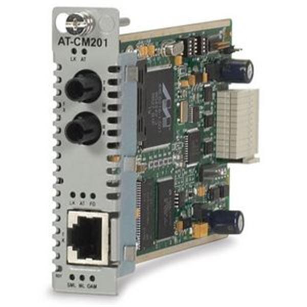 AT-CM201 Allied Telesis Converteon Mod 10/100tx To 100fx(st) Mmf 2pt Swch (Refurbished)