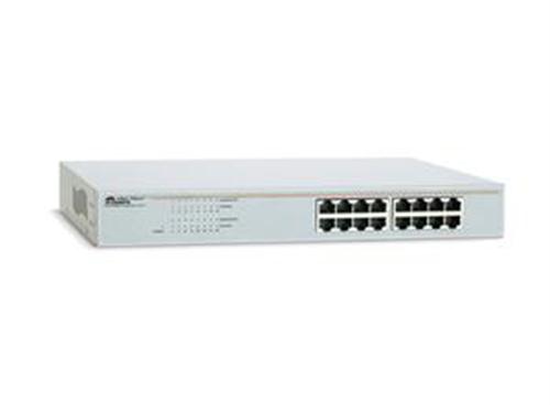 AT-GS900/16-10 Allied Telesis 16-Ports 10/100/1000TX Unmanged Switch (Refurbished)