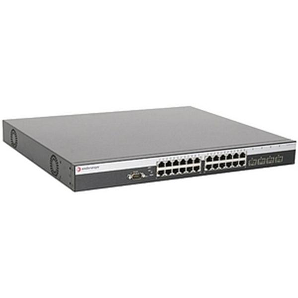 B3G124-24-G Enterasys SecureStack Switch 24-Ports EN Fast EN Gigabit EN 10Base-T 100Base-TX 1000Base-T + 4 x shared SFP (empty) 1U government stackable (Refurbished)