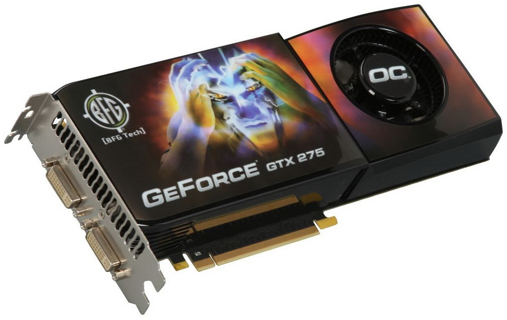 BFGEGTX275896OCE BFG GeForce GTX 275 896MB 448-Bit GDDR3 PCI Express 2 x16 HDCP Ready SLI Support Video Graphics Card