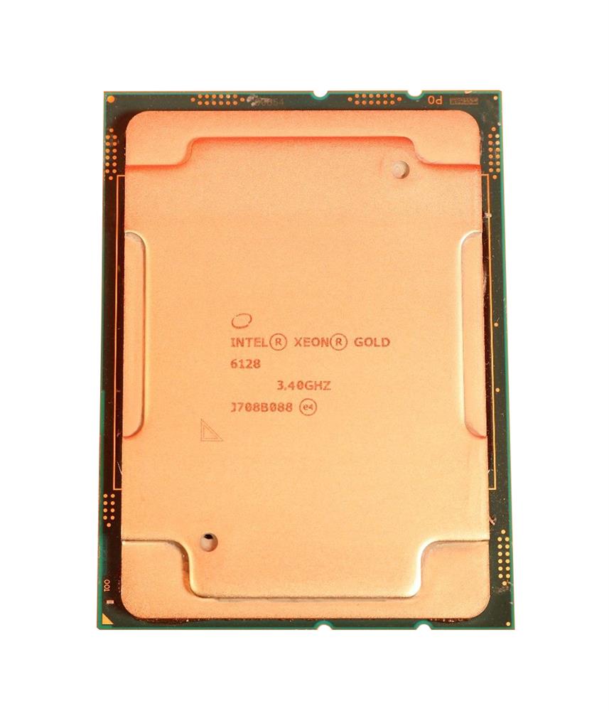 BX806736128 Intel Xeon Gold 6128 6-Core 3.40GHz 10.40GT/s UPI 19.25MB L3 Cache Socket LGA3647 Processor