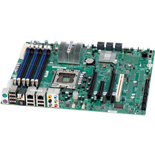 C7X58 SuperMicro Socket LGA 1366 Intel X58 Express + ICH10R Chipset Intel Core i7 / Core i7 Extreme Edition/ Xeon 5500/3500 Series Processors Support DDR3 6x DIMM 6 SATA 3.0Gb/s ATX Server Motherboard (Refurbished)