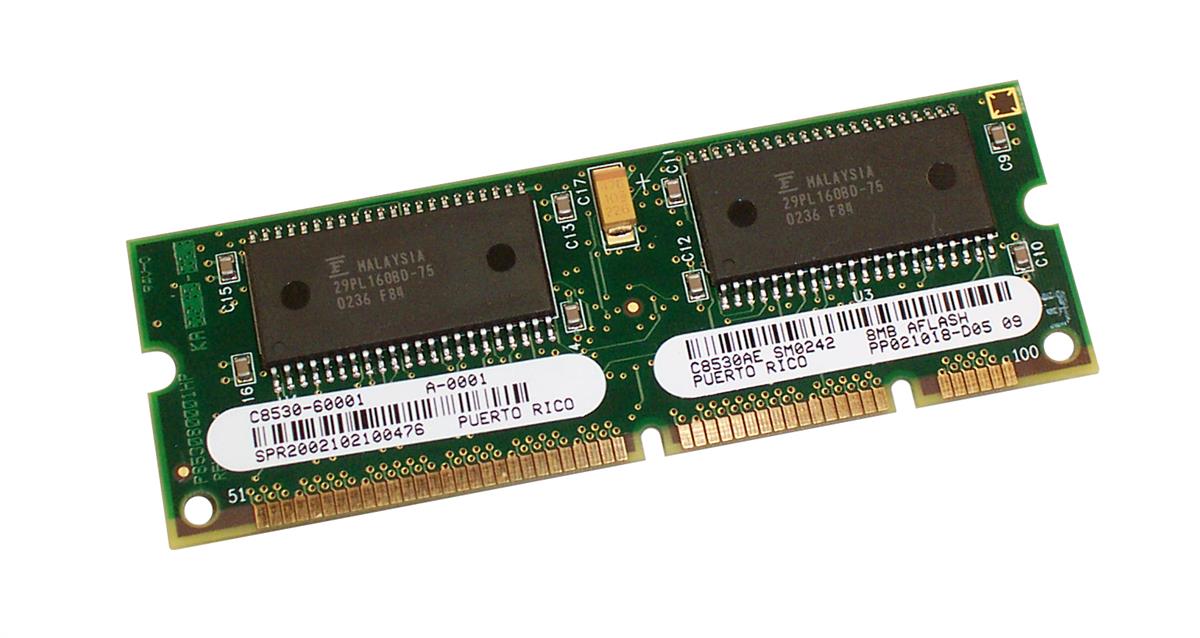 C8530-679090 HP 8MB Flash Firmware DIMM Memory Module for LaserJet 8150/9000 Series Printers
