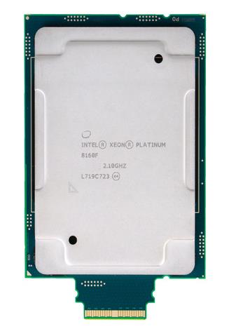 CD8067303593600 Intel Xeon Platinum 8160F 24-Core 2.10GHz 10.40GT/s UPI 33MB L3 Cache Socket LGA3647 Processor