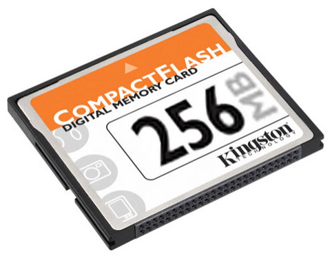CF/256 Kingston 256MB Type I CompactFlash (CF) Memory Card for Digital Cameras and PDAs