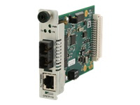 CFETF1014-110 Transition 100Base-TX/100Base-FX 1310 NM Single-Mode SC 20 Kilometers Slide-In-Module Ethernet Media Converter