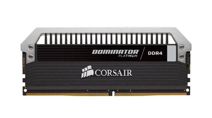 CMD64GX4M4C3200C16 Corsair Dominator Platinum 64GB Kit (4 X 16GB) PC4-25600 DDR4-3200MHz non-ECC Unbuffered CL16 (16-18-18-36) 288-Pin DIMM Memory 