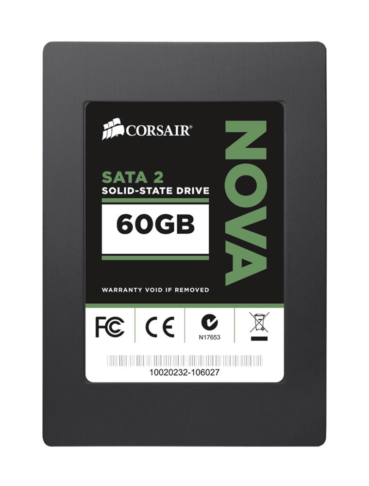 CSSD-V60GB2A Corsair Nova 2 Series 60GB MLC SATA 3Gbps 2.5-inch Internal Solid State Drive (SSD)