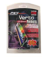 D512MPC40-LTE PNY Verto Series High-Speed 512MB PC4000 DDR-500MHz DIMM Memory Module