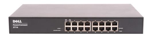 D5828 Dell PowerConnect 2716 16-Ports 10/100/1000 Gigabit Ethernet Switch (Refurbished)
