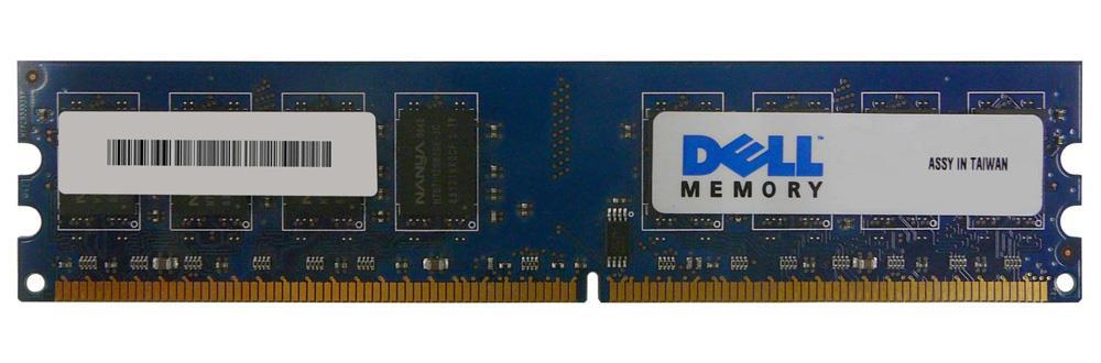 D6767 Dell 256MB PC2-3200 DDR2-400MHz non-ECC Unbuffered CL3 240-Pin DIMM Memory Module