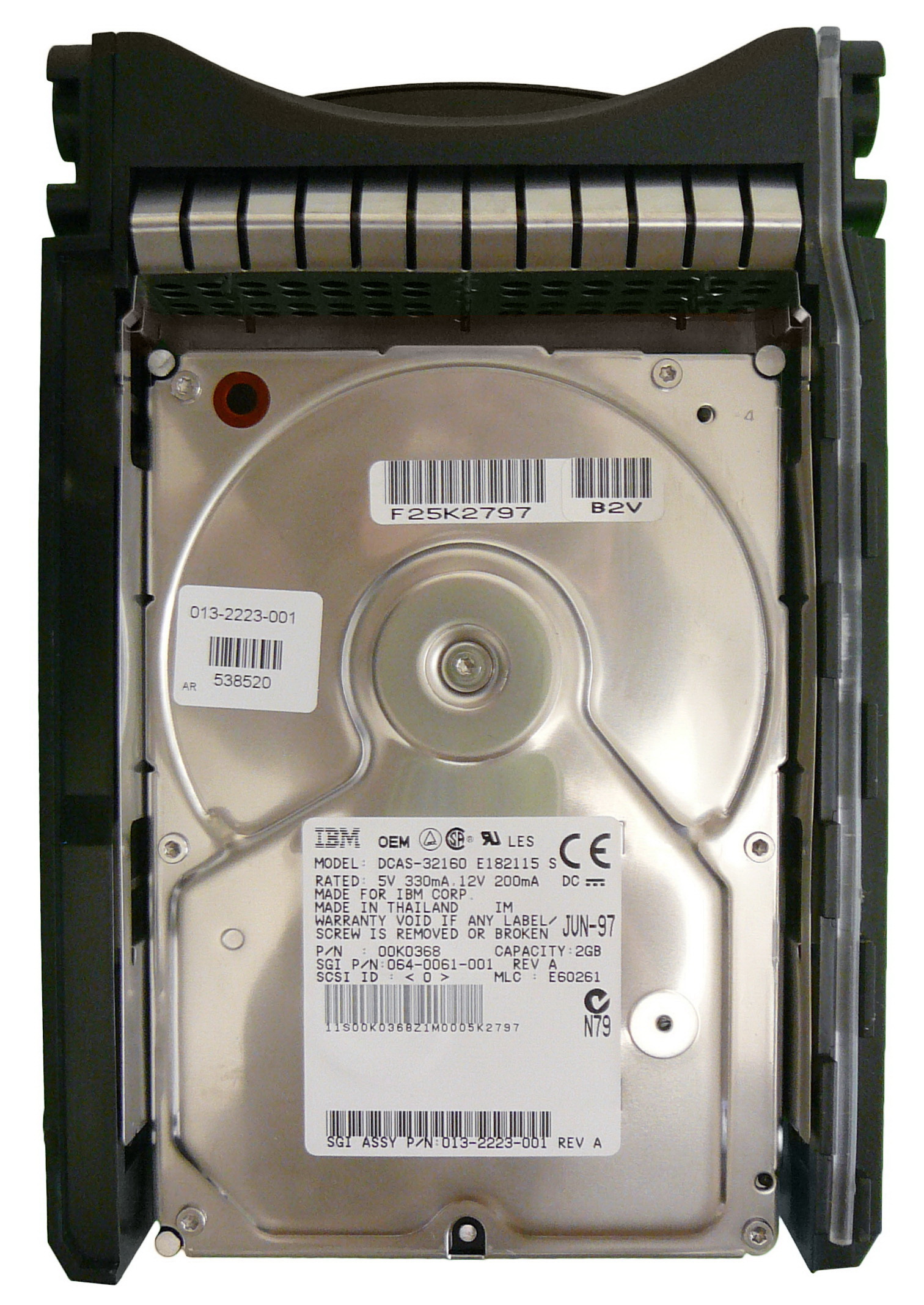 IBM DORS-32160 2GB SCSI Hard com: Internal Drives : SCSI3) ES